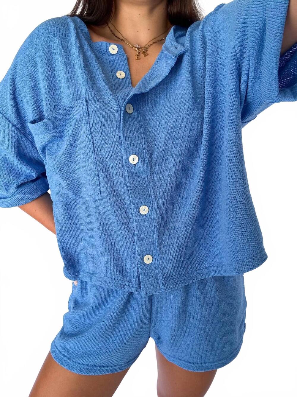 NEW MAINSTRIP the salt air lounge set in blue